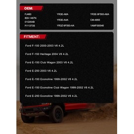 TAUTOY FJ460 Fuel Injectors 6PCS 4.2L Only For Ford F150 2000-2003,E-250/E150 Club Wagon 2003,F150 Heritage 2004,E150 E250 Econoline/E150 Econoline Club Wagon 1999-2002