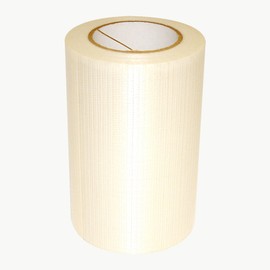 JVCC Bi-Directional Filament Tape [155# tensile] (762-BD): 8 in. (192mm actual) x 60 yds. (Natural)