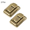sourcing map Toggle Catch Lock, 38mm Retro Decorative Brass Hasp