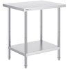 VEVOR Stainless Steel Prep Table, 24 x 30 x 34