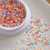 Nail dot 1mm ultra-mini dot parts sequin glitter mixed colors, 1 piece, dot glitter mixed / 네일 도트 1mm 초미니 도트 파츠 스팽글 글리터 혼합색상, 1개, 도트글리터혼합