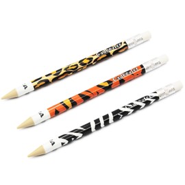 Zebra Cadoozle Mini Mechanical Pencil - 0.7mm Lead - Novelty Animal Print - Pack of 3
