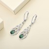 YL Women's Infinity Celtic Knot Drop Earrings 925 Sterling Silver