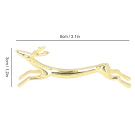 4 Pieces Chopsticks Holder Cute Animal Chopsticks Rest for Dining Table Reusable Golden Spoon Holder Tableware Kitchen Tools for Hotel Home Restaurant Party (REH)