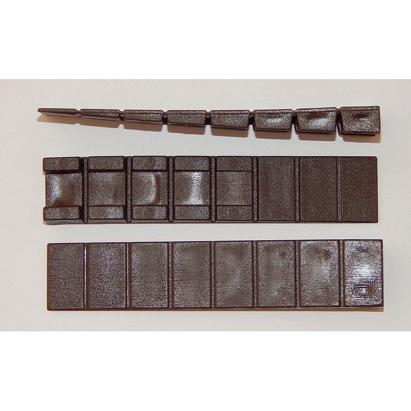 S&S-Shop 30 Furniture Wedges Made of Plastic – Brown –