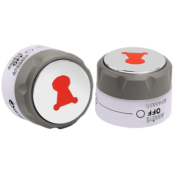 NOVINO Grill Knobs for Weber Summit,2-Pack 91538 Lighted Control Grill