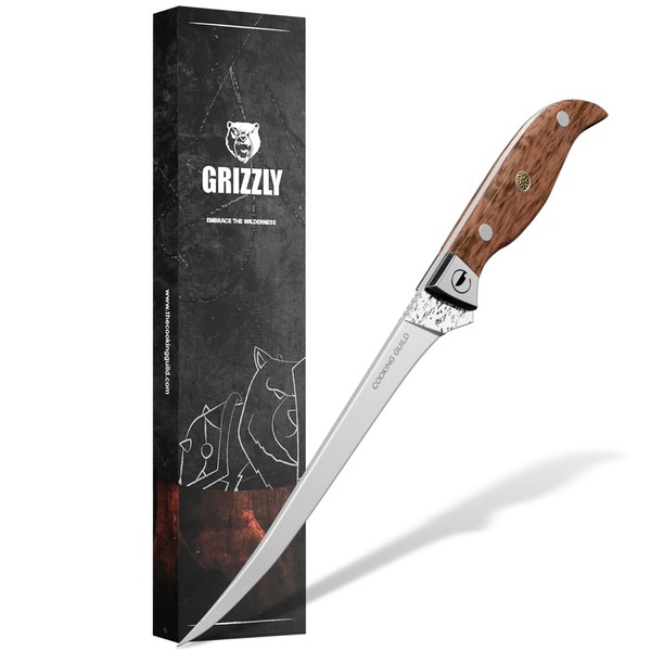 The Cooking Guild Fillet Knife - 7 Inches - Grizzly