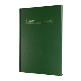 Collins 2025-2026 Financial Year Diary - A6 Week to View Planner - Green