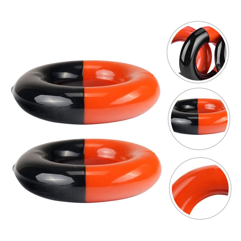 KOMBIUDA Golfing Weighted Practice Tools Rubber Golf Ring Swing Training