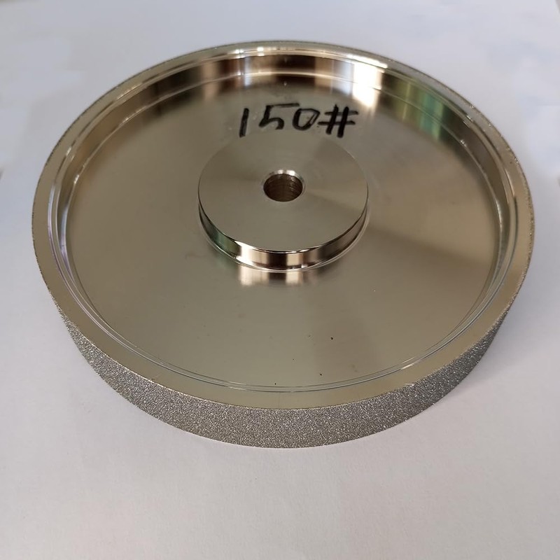 6" Diameter Electroplating Diamond Grinding Wheel with 1/2" Arbor for
