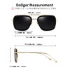 Dollger Sunglasses, Polarized Sunglasses, UV 400 Cut, Men's, Women's, Stylish,