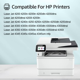 greencycle High Yield Compatible Toner Cartridge Replacement for HP 45A Q5945A Work with Laser Jet M4345 M4345x M4345xm M4345xs MFP Printer (Black, 1-Pack)