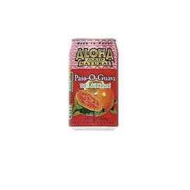 Aloha Maid All Natural Pass O Guava Fruit Drink (Two 6 Pack of 11.5oz Cans)