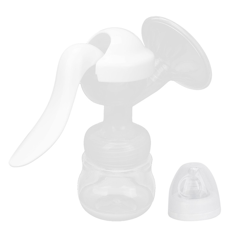 Portable Manual Breast Pump Single Hand Breast Pump Plastic Breastfeeding
