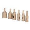 12Pcs Diamond Hole Saw Kit Carbon Steel 6 to 35mm