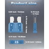 Riseuvo 150 Pcs Standard Automotive Fuse Kit - Car Auto
