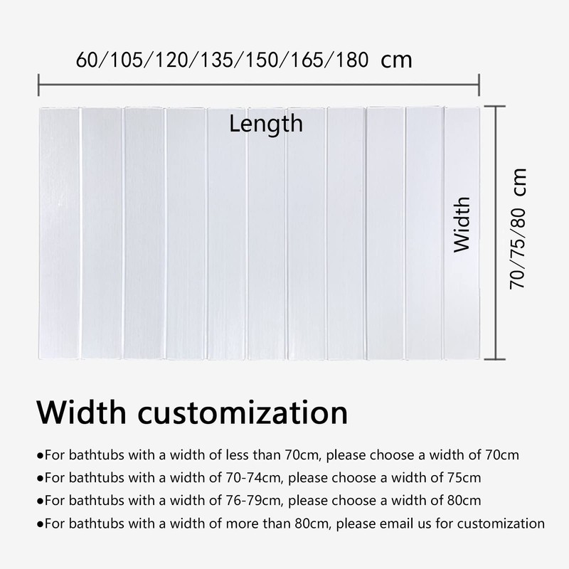 Bathtub Shelf Bath Cover Foldable PVC Weighing 40 kg, Waterproof