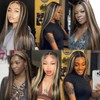 Dokksiiia P1B27#1B Ombre #27 Human Hair Bundles Highlight Piano Color