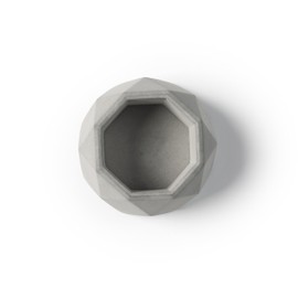 Concrete Desk Organizer Pencil Holder Pen Holder Office Decor Flower Pot Waiting Room Table Decor Coffee Table Decor Pencil Holder For Desk Home Office Decor (Gray, Small)