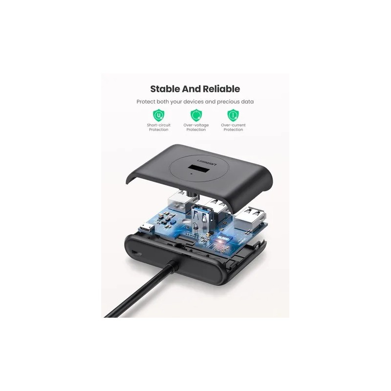 Ugreen Hub Usb A 4 Usb 3.0 5gbps Y Pd