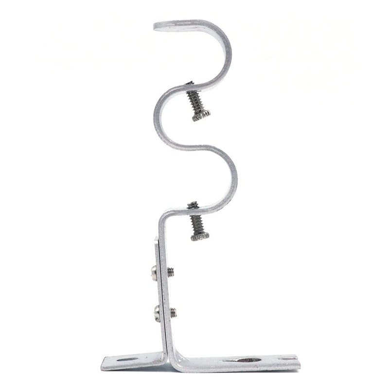 ANCLLO 3pcs Heavy Duty Curtain Rod Brackets for 3/4 Inch