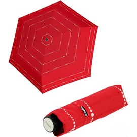 Doppler Fibreglass Havana Sydney Pocket Umbrella Red