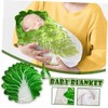 Gatuida 1Set Creative Chinese Cabbage Blanket Softer Sleep Blanket for