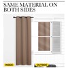 NICETOWN Short Window Treatment Thermal Insulated Solid Grommet Blackout Curtains/Drapes