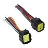 OTOTEC 1 Pair Waterproof 16 Pin Electric Car Plug Sealed