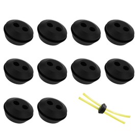 10 PCS Fuel Grommet Rubber Strimmer Petrol Tank Grommet Universal Petrol Fuel Pipe Grommet Tube Seal Kit for Brush Cutter Trimmer Lawn Mower Shears Prune