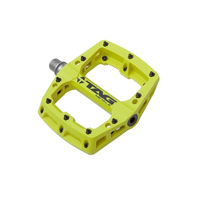 TAG Metals T3 Nylon MTB Pedals 9/16" Axle – Durable,