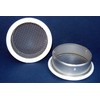1.5" Round Open Screen Vent - White - Package of