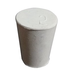 PUL FACTORY Solid Rubber Stopper, Size #2 - Pack of 5