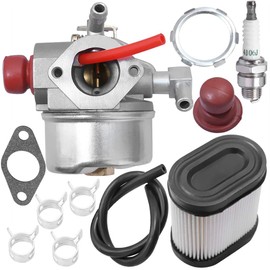 Anxingo 640350 640303 640271 Carburetor Tune Up kit Replacement for Tecumseh LEV100 LEV105 LEV120 LV195EA LV195XA 5hp 4.5hp 5.5hp 6.0hp 6.5hp 6.75 hp Engine, for Toro 20016 20017 20018 Carb