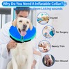 FWLWTWSS Inflatable Dog & Cat Collar, Protective Collar Dog with