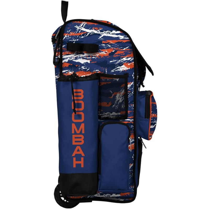 Boombah Rolling Superpack Baseball/Softball Gear Bag - Telescopic Handle -