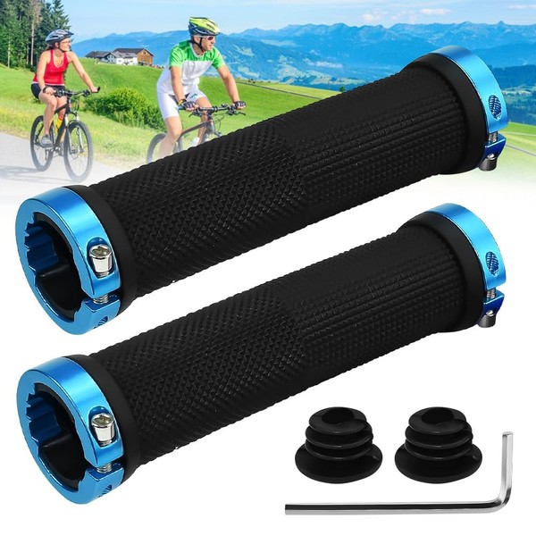 skytowards 1 Pair of Handlebar Grips Bicycle Grips Rubber Bicycle