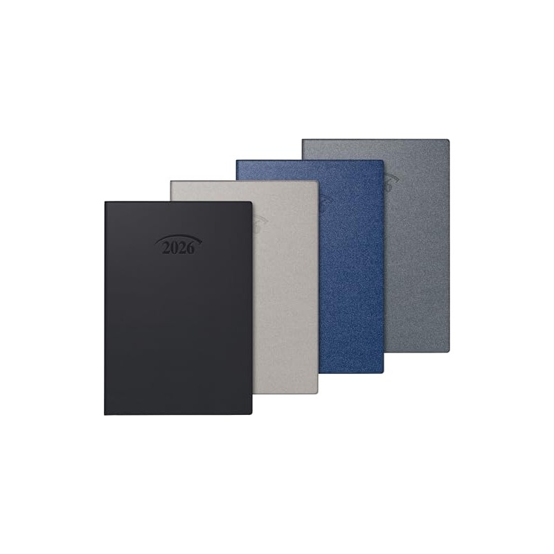 BRUNNEN Taschenkalender Mod. 712 2026 | A7, Kunststoff, sortiert