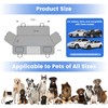 mucar Back Seat Extender for Dogs,Waterproof Dog Car Seat Cover