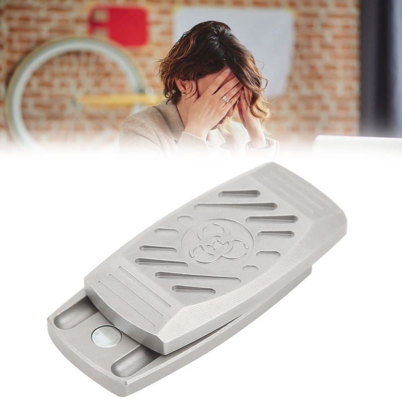 Magnetic Push Slider EDC Stainless Steel Haptic Slider for Adults