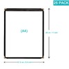 25 Pack of Menu Covers - Single Page, Fits 8.5