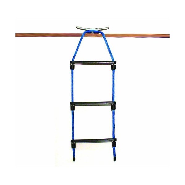 E-Z-TY 3-Step Rope Ladder - Black by E-Z-TY