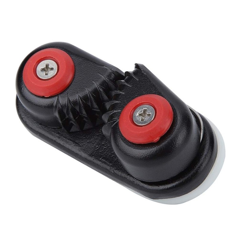 KSTE Black Aluminum Alloy Rope Buckle Holder Anchor Cam Cleat