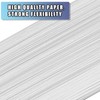 Zorfeter White Quilling Paper Strips 120 Strips, 3mm(1/8") Width, 21