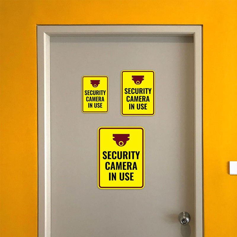 Portrait Round Plus Security Camera in Use Wall or Door