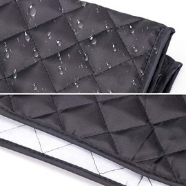 UCARE Coffee Maker Cover Waterproof Espresso Appliance Cover Dustproof Large Single-Serve Brewers Covers Replacement for Keurig K50 K400 K500 Series, K-Classic, K-Elite Smart Coffee Machine (Black)