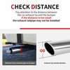Richeer 5 to 10 inch Exhaust Tip, 5" Inlet 10”
