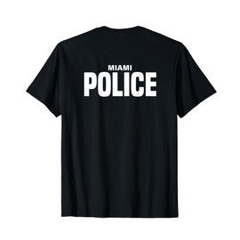 City of Miami Police Officer Florida Policeman Uniform Duty T-Shirt