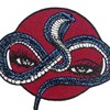 The Snake Eyes Patch Embroidered Applique Badge Iron On Sew