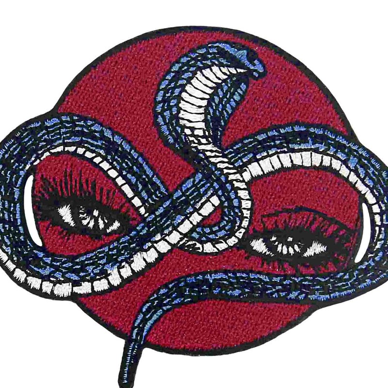 The Snake Eyes Patch Embroidered Applique Badge Iron On Sew